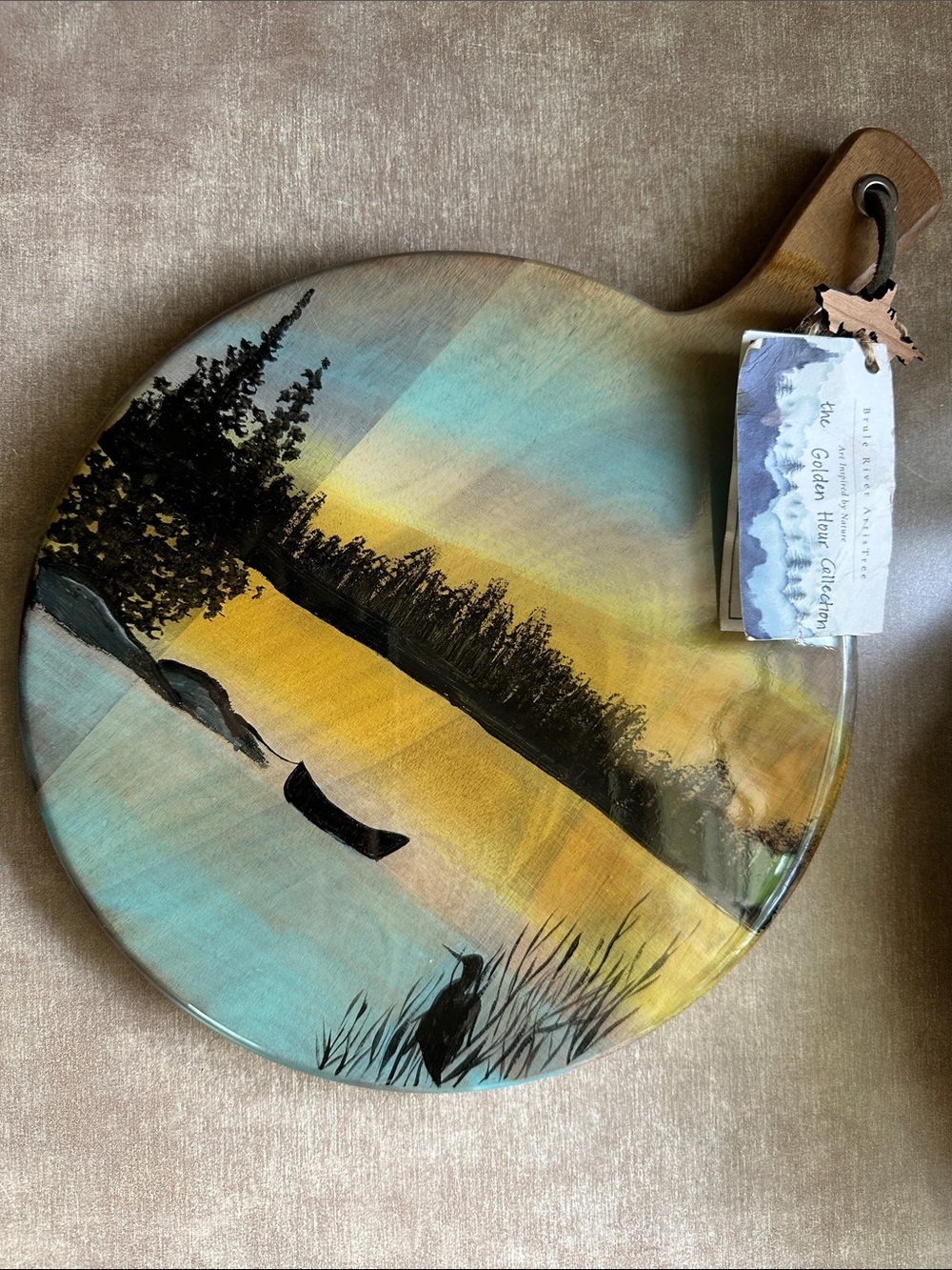Brule River Arris Tree Charcuterie Board “The Golden Hour Collection “